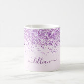 Mug Script de nom rose pâle (Centre)