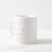 Mug Script de proposition de demoiselle d'honneur mini (Devant gauche)