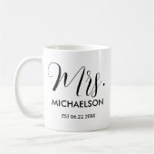 Mug Script de typographie (Gauche)