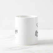 Mug Script Dessiné à la Main Grand-mère Année de Fonda (Centre)
