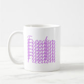 Mug Script empilé Liberté (Gauche)