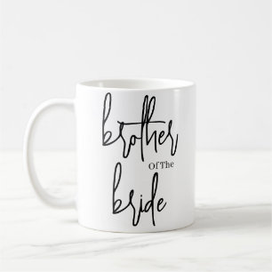 Mug Script frère noir du café mariage marié