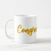 Mug Script Gold Félicitations (Gauche)