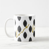 Mug Script Gold Love Motif moderne (Gauche)