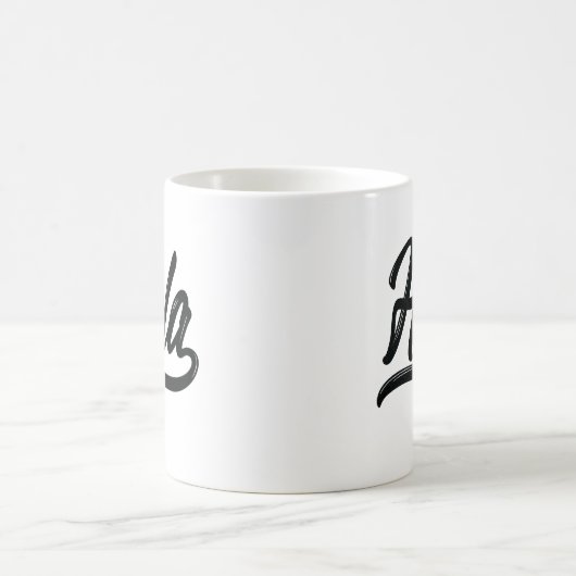 Mug Script Hola (Noir) (Centre)