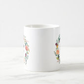 Mug Script initial de germe rose de Bourgogne (Centre)