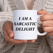 Mug Script Je suis un plaisir sarcastique amusant