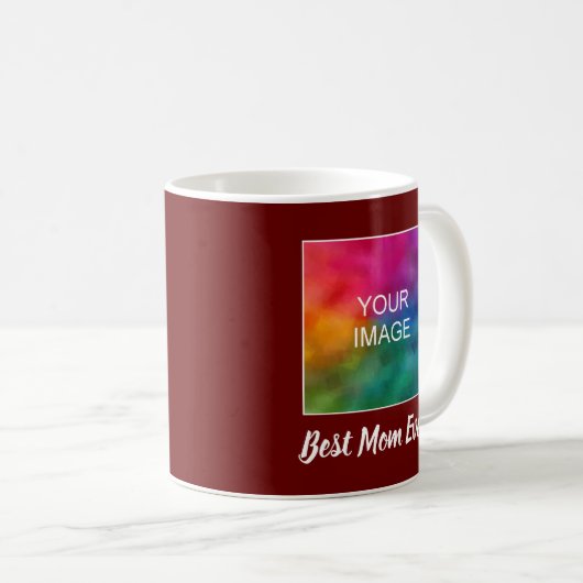 Mug Script main personnalisable Meilleure maman jamais (Devant droit)