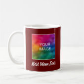Mug Script main personnalisable Meilleure maman jamais (Gauche)