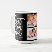 Mug Script manuscrit Best Mom Ever Photo Collage (Devant gauche)