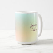 Mug Script manuscrit moderne élégant coloré tendance (Devant droit)
