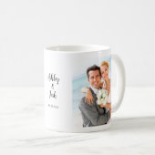 Mug Script manuscrit photo mariage (Devant droit)