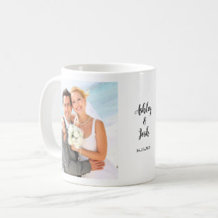 Mug Script manuscrit photo mariage