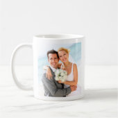 Mug Script manuscrit photo mariage (Gauche)