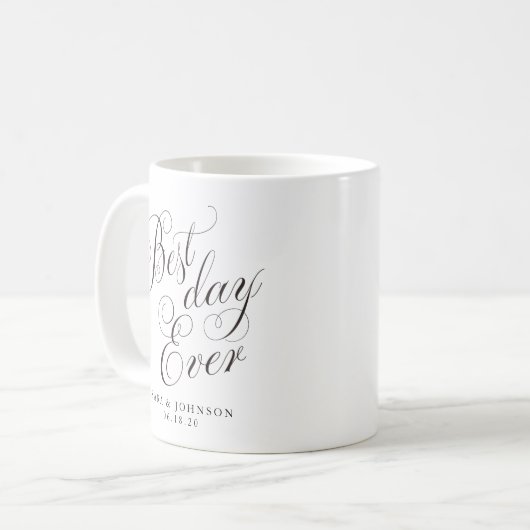 Mug Script meilleure journée jamais (Devant gauche)