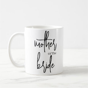 Mug Script Mère noire de la mariée mariage Café