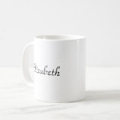 Mug Script Modèle manuscrit Classic (Devant gauche)