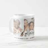 Mug Script moderne 'We Love You - Papa' Photo Collage (Devant gauche)