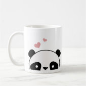 Mug Script Monogramme Panda Cute (Gauche)