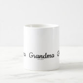 Mug Script noir établi grand-mère (Centre)
