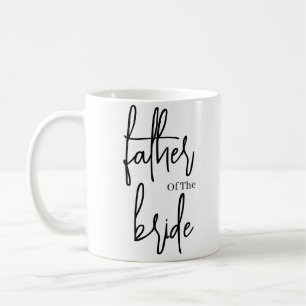 Mug Script noir père du mariage marié Café