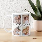 Mug Script Nonna moderne | Collage photo pour petits e