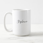 Mug Script personnalisé personnalisé Donner Merci Chri (Gauche)