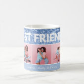 Mug Script photo girly moderne bleu parties scintillan (Centre)