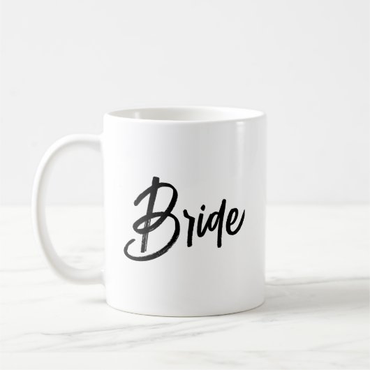 Mug Script Pinceau élégant Bride (Gauche)