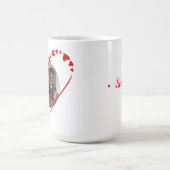 Mug Script Retro « Sois Mienne » et Photo de Cœur Esqu (Centre)