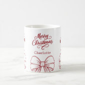 Mug Script rouge de Noël (Centre)