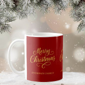 Mug Script rouge Noël