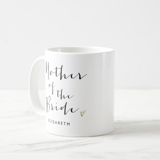 Mug Script tendance "Mère de la mariée" (Devant gauche)