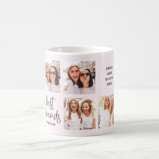Mug Script tendance sur Blush | Multi Photo Best Frien (Centre)
