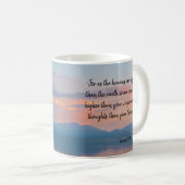 Mug Scripture, Isaiah 55:8,9, My ways are Higher Frost (Devant droit)