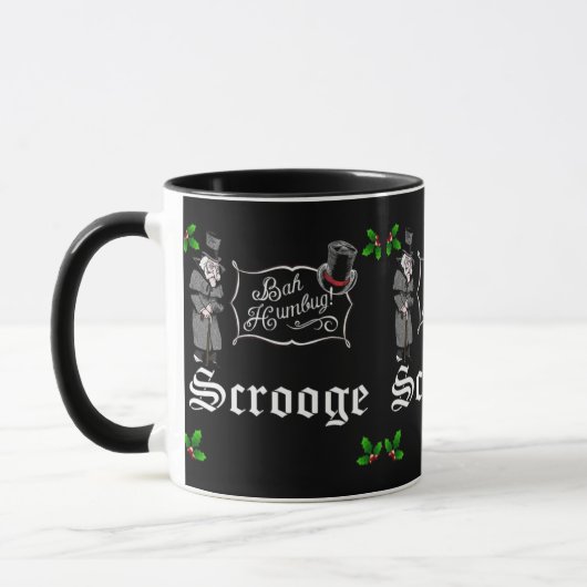Mug SCROOGE Cadeau de Noël (Gauche)