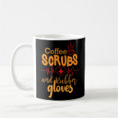 Mug Scrubs Et Gants En Caoutchouc Infirmière Infirmièr (Gauche)