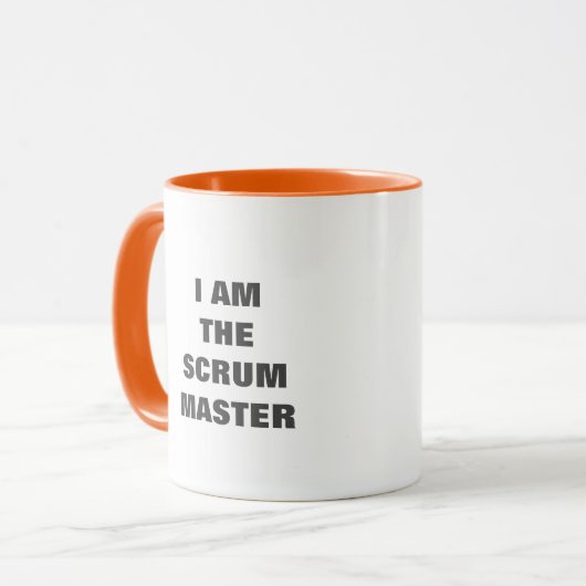 Mug Scrum master agile muqueuse (Devant gauche)
