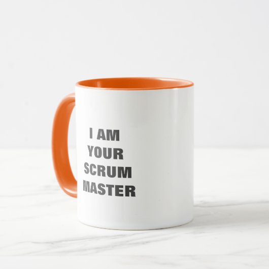 Mug Scrum master agile muqueuse (Devant gauche)