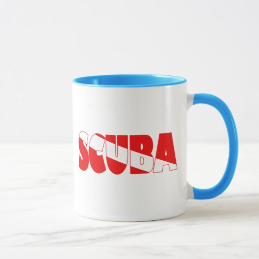 Mug Scuba (anglais) (Droite)