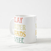 Mug Sculpture d'argile à mains d'eau Terre cuite Potie (Devant gauche)