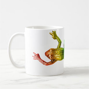 Mug Sculpture de grenouille aux couleurs de l'arc-en-c
