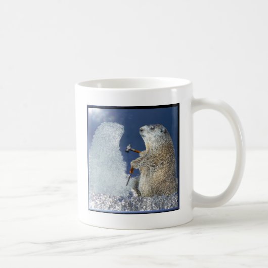 Mug Sculpture en glace de jour de Groundhog (Droite)