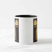 Mug Sculpture sur bois d'un foulard (Centre)