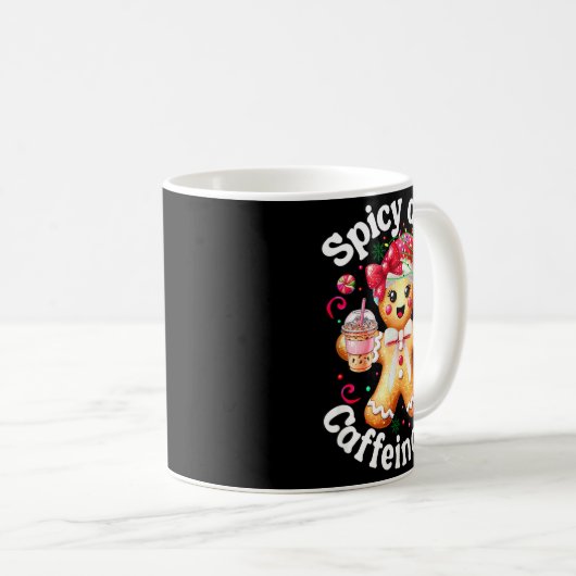 Mug Scy And Caffeinated Coffee Cute Gingerbread Christ (Devant droit)