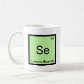 Mug Se - Chemise drôle d'ingénieur système de chimie (Gauche)