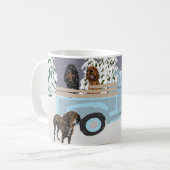 Mug Se consume dans la neige d'un camion (Devant gauche)