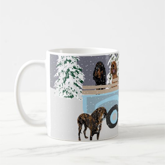 Mug Se consume dans la neige d'un camion (Gauche)