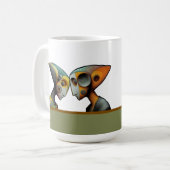 Mug Se creusant la tête (Devant gauche)