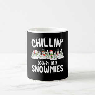 Mug Se détendre avec mes Snowmies bonhomme de neige No